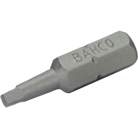 Bahco 1/4-Standard-Bit für Nr.3-Robertson-Schrauben 25 mm - 3 Stk. pro Blisterpackung