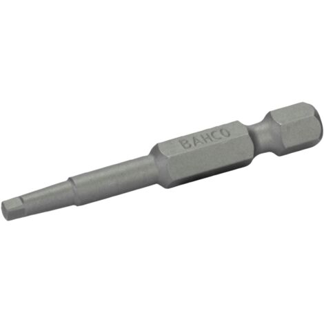 Bahco 1/4 Standard-Bit für Nr.3-Robertson-Schrauben 50 mm - 5 Stk./Kunststoffbox