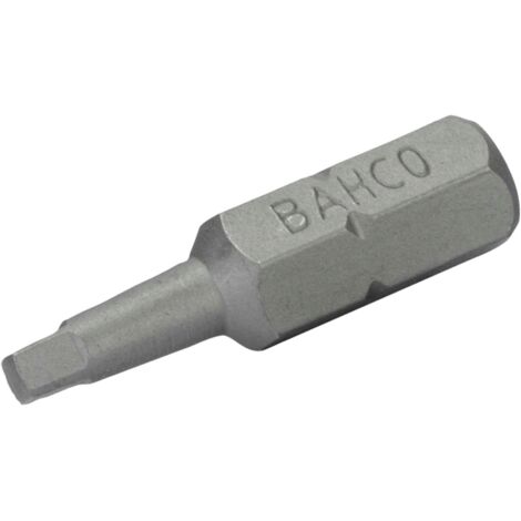 Bahco 1/4 Standard-Bit für Nr.4-Robertson-Schrauben 25 mm - 5 Stk./Kunststoffbox