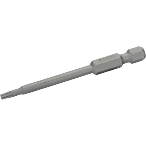 Bahco 1/4-Standard-Bit für TORX-T15-Schrauben 70 mm - 2 Stk. pro Blisterpackung