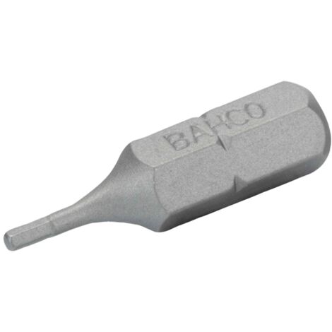 Bahco 1/4 Standard Schraubendreher Bits für 10 mm Sechskantschrauben 25 mm - 5 Stk/Kunststoffbox, Art.Nr. 59S/H10
