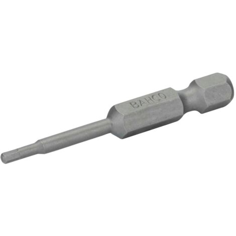 Bahco 1/4 Standard Schraubendreher Bits für 3 mm Sechskantschrauben 50 mm - 5 Stk/Kunststoffbox