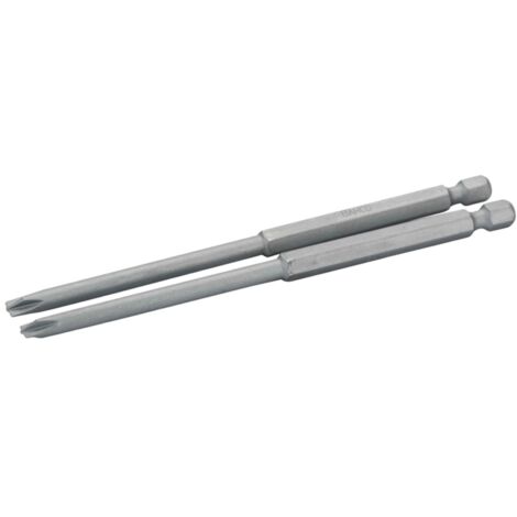 Bahco 1/4 Standard Schraubendreher Bits für PH3/8 mm Phillips- und Schlitzschrauben 125 mm - Blisterkarte