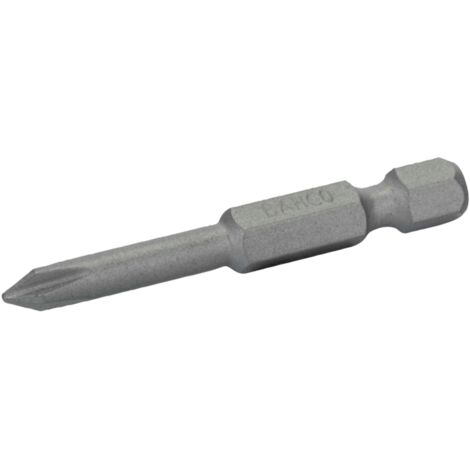 Bahco 1/4 Standard Schraubendreher Bits für PH3-Phillips-Schrauben 50 mm - 2 Stk. pro Blisterpackung