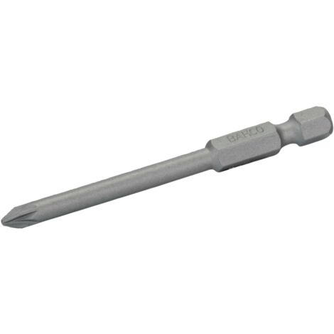 Bahco 1/4 Standard Schraubendreher Bits für PZ3-Pozidriv-Schrauben 70 mm - 5 Stk./Kunststoffbox