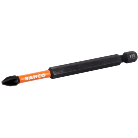 Bahco 1/4 Torsion Bits für Pozidriv Schrauben 90 mm - PZ3 - 2 Stk./Blisterpackung