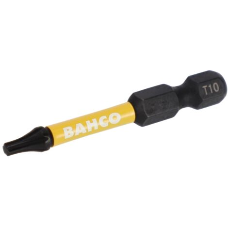 Bahco 1/4 Torsion Bits für TORX T40 Schrauben 50 mm - 10 Stk. pro Blisterpackung