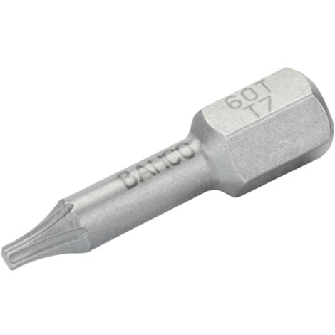 Bahco 1/4 Torsions-Schraubendreher Bits für TORX-T7-Schrauben 25 mm - 10 Stk. pro Kunststoffbox