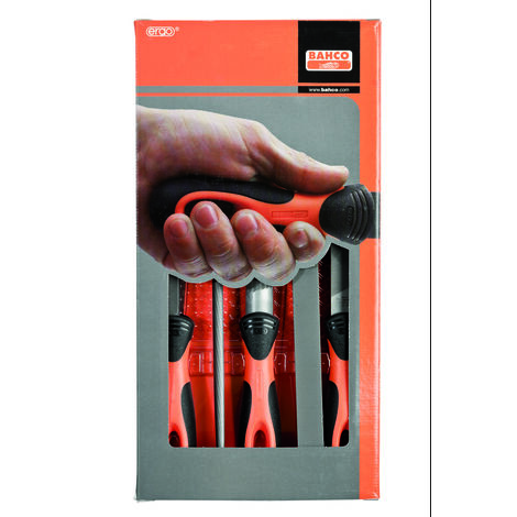 Bahco 1-478-08-1-2 Ergo Feilensatz 5 -Tlg 200mm Hieb 1 & 2 1 St.