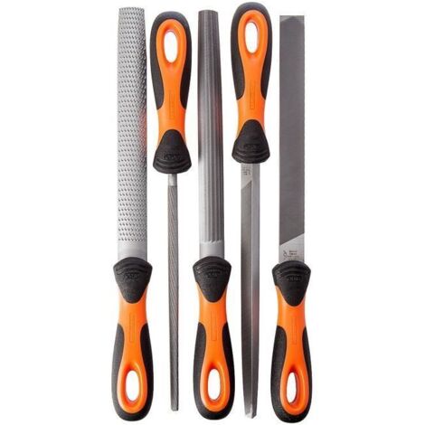 Bahco 1-478-10-1-2 Jeu de limes Ergo 5 pces 250 mm taille 1 & 2 1 pc(s)