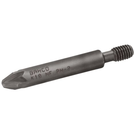 Bahco 10/32 Schraubendreher-Bits für Phillips-Schrauben PH2, mit Gewinde 44,5 mm