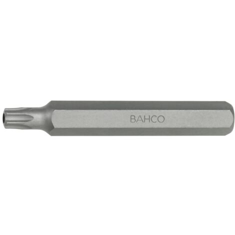 Bahco 10 mm Bits für TORX-Schrauben mit Sicherungsstift, TR30, lang