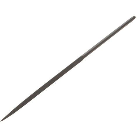 Bahco 16-Inch Triangular Needle File, Fine Cut, 3.8mm Thickness, 2-Sided Smooth Finish