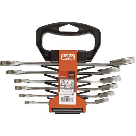 Bahco 1RM/SH6 Set di 6 chiavi a cricchetto cromate