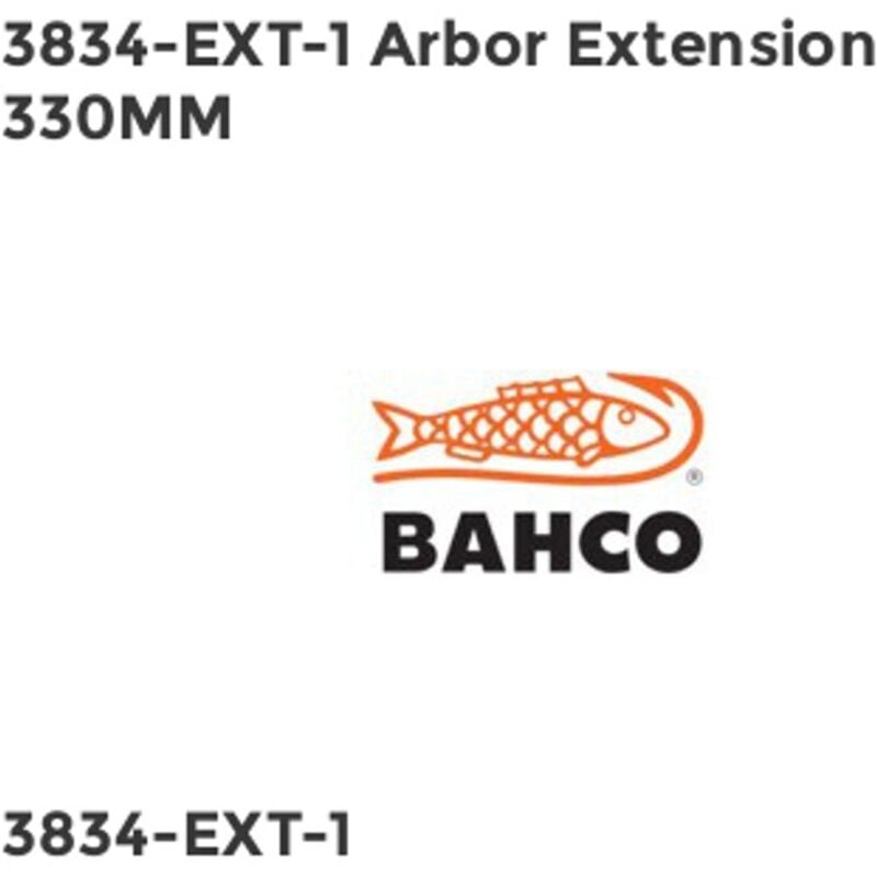 3834-EXT-1 Arbor Extension 330mm BAHEXT1 - Bahco