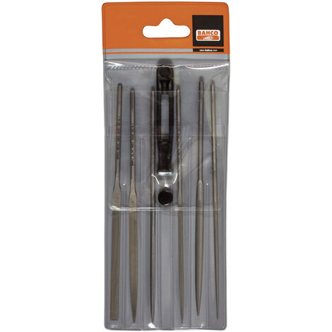 Bahco 2-470-16-1-0 Nadelfeilenset 6tlg. 160mm In Kunststofftasche   1 St.