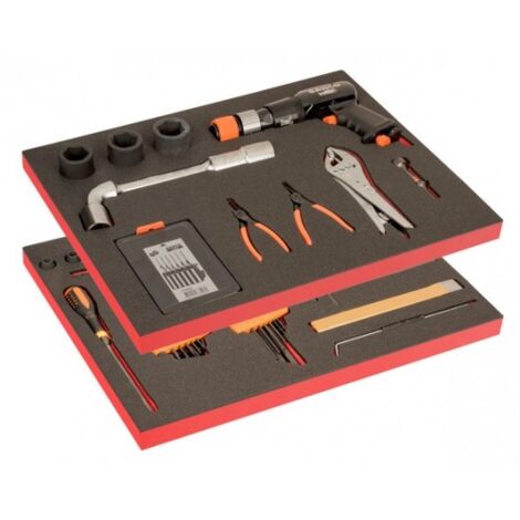 BAHCO - 2 modules mousse pour la réparation automobile - 62 Pcs