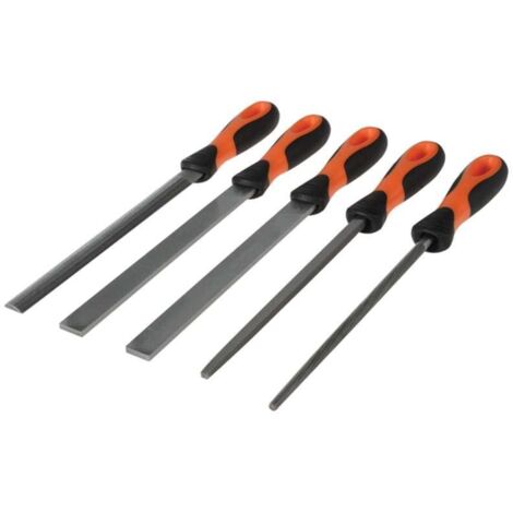 Bahco 200mm (8in) ERGO™ Engineering File Set, 5 Piece BAH47808
