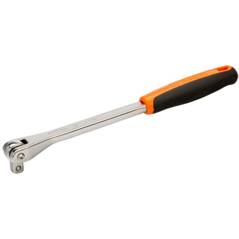 Bahco 3/8 Gelenkgriff mit Schwenkkopf, Vierkantantrieb, 250 mm - Einzelhandelsverpackung
