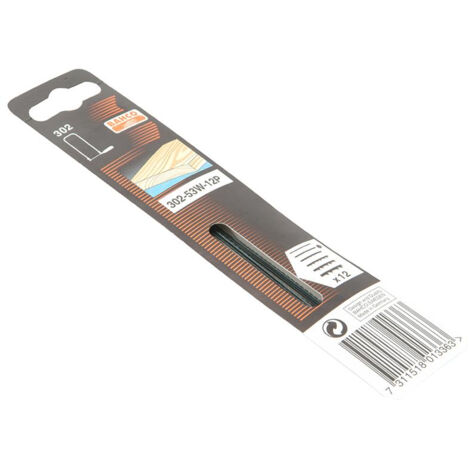 Bahco 302-53W-12P Fret Saw Blades 130mm (5in)