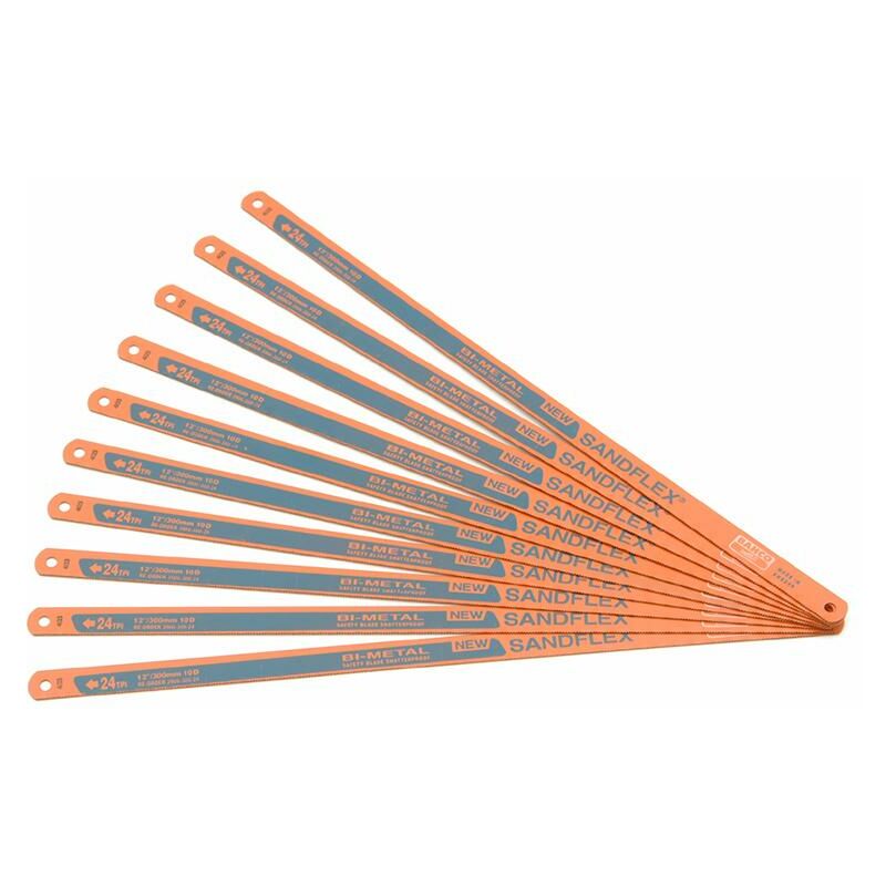 Bahco - 3906 Sandflex® Hacksaw Blades 300mm (12in) x 24 tpi (Pack 10) BAH39062410P