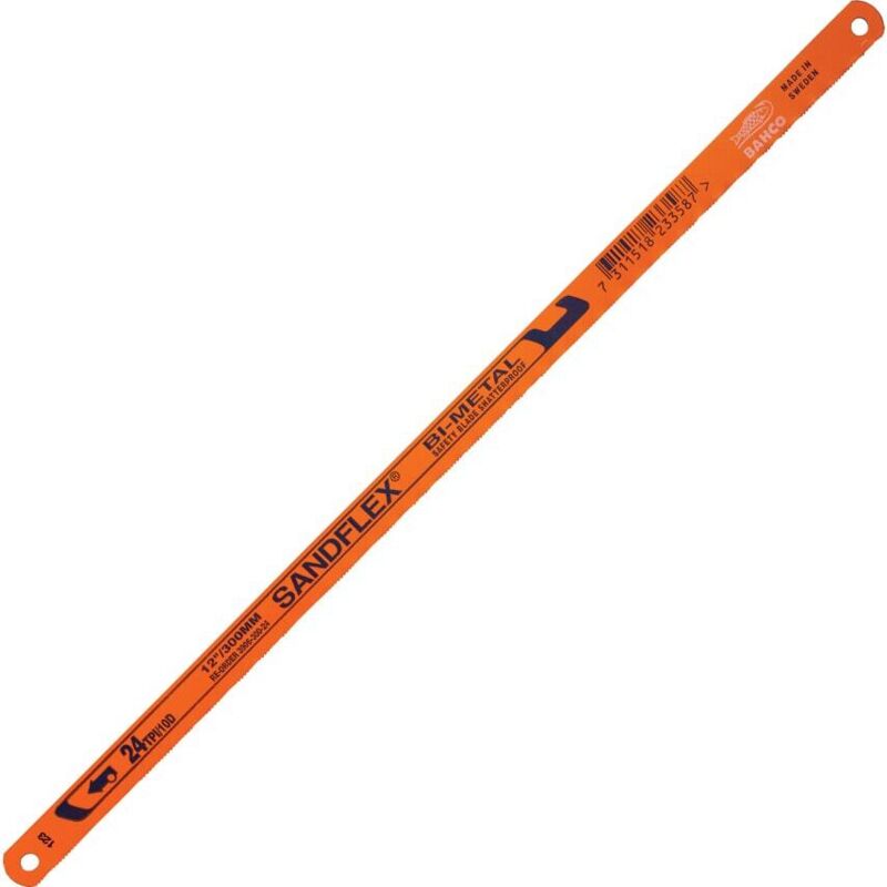 12'X1/2'X24tpi Type 3906 Hacksaw Blades - Bahco