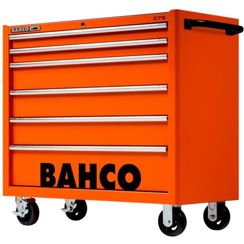 Image of Bahco Classic Werkstattwagen 40 mit 6 Schubladen, orange