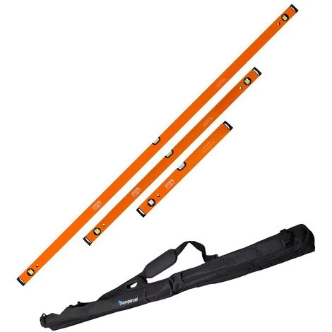Bahco 416 3 Piece Spirit Level Set 600mm 1200m 1800mm with Level Bag 416-SET-1