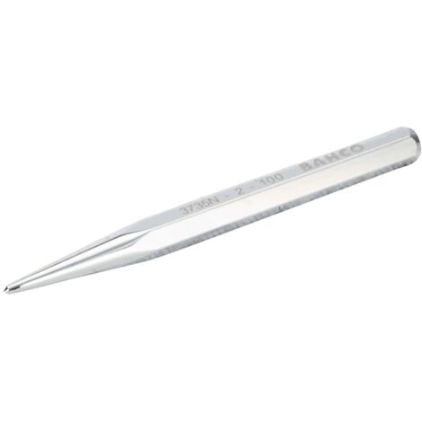 Bahco 5-mm-Körner mit achtkantigem Schaft, verchromt, Einzelhandelsverpackung, 120 mm