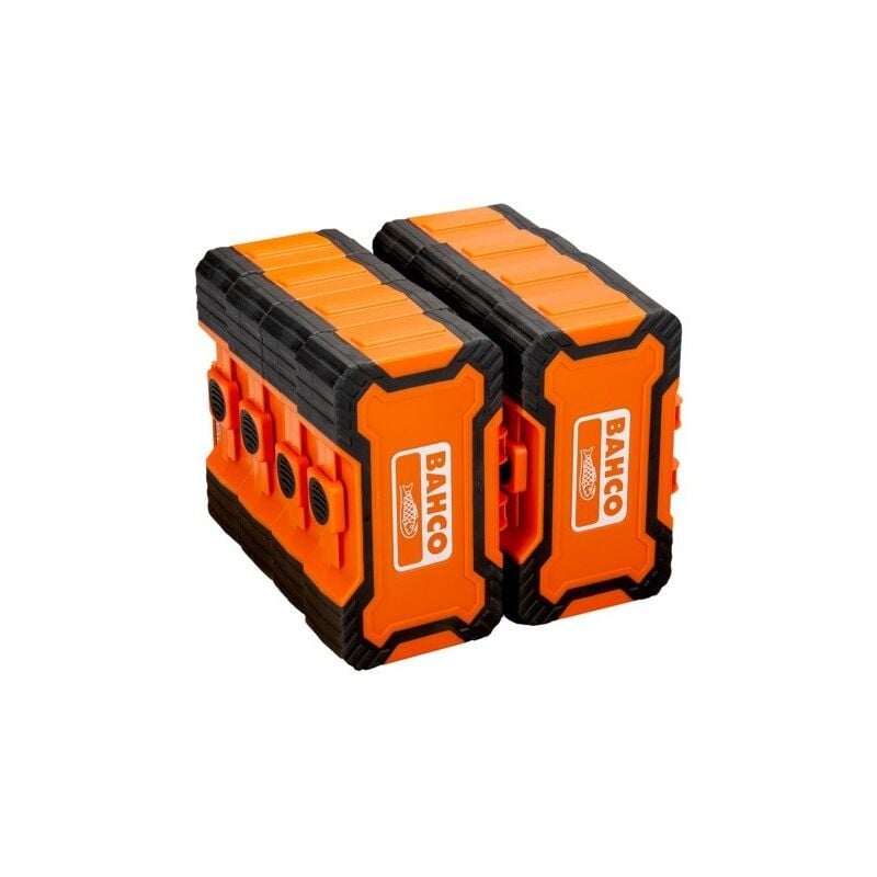 Bahco - Jeu d'embouts 1/4 à fente/PH/PZ/6 pans/TORX® tamper, 30 x19 x28 mm - 8 pc