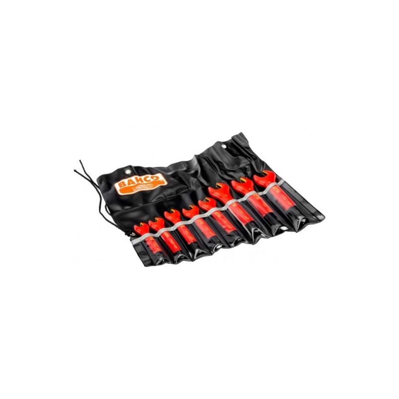 Bahco - Jeu de clés à fourche isolées, 8 mm - 8 pièces