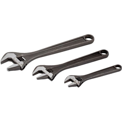 BAHCO ADJUST3 - Standard Central Nut Adjustable Wrench Set 3pcs