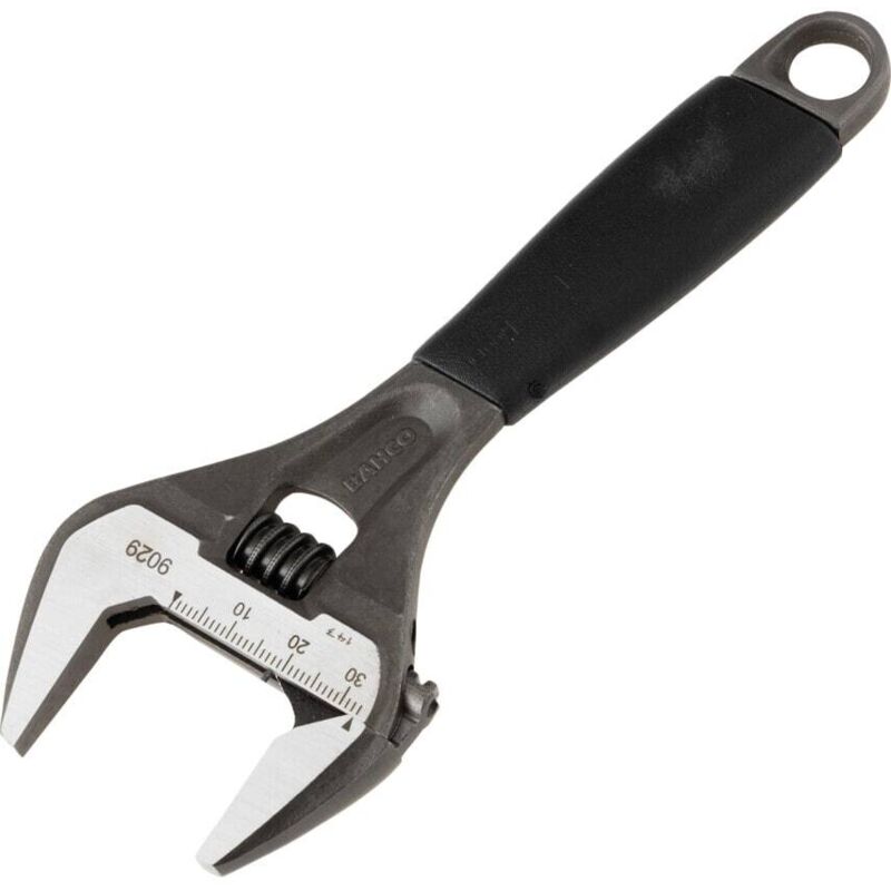 Bahco - Adjustable Spanner, Steel, 6.5in./170mm Length, 32mm Jaw Capacity