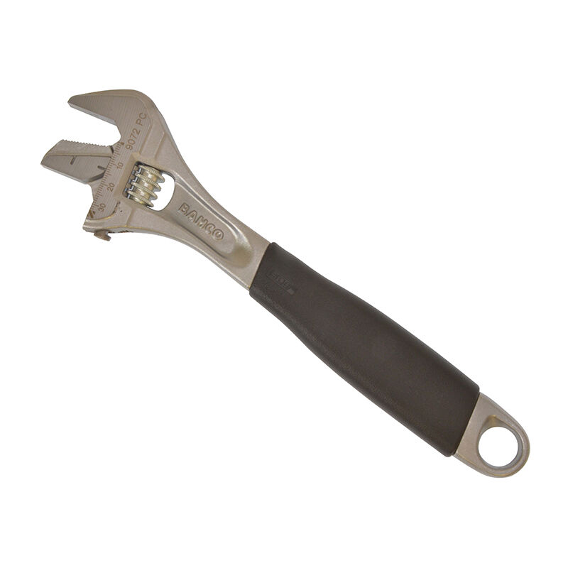 Chrome ergo Adjustable Wrench Reversible Jaw 300mm 12in BAH9073PC - Bahco