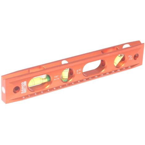 Bahco Aluminum Bubble Torpedo Level Model 426TOR9 for Precise Measurement