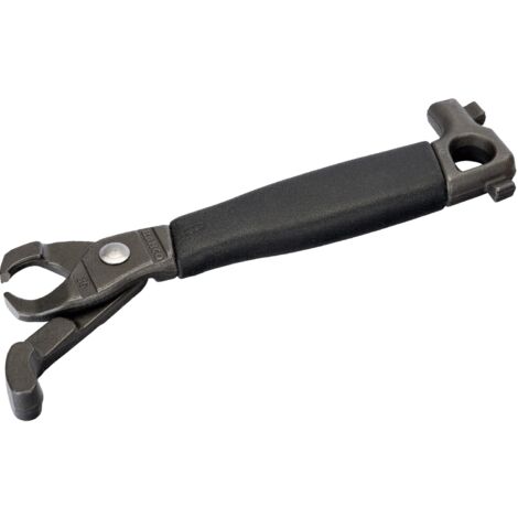Bahco – Arrache-clous compact 200mm en acier allié – Poignée thermoplastique anti-glisse – Finition phosphatée anti-corrosion – Utilisation avec marteau
