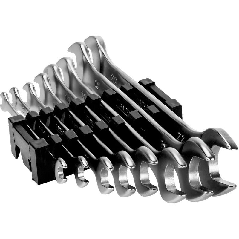Image of Bahco - Set di 8 chiavi a forchetta doppia metriche 6M/8C