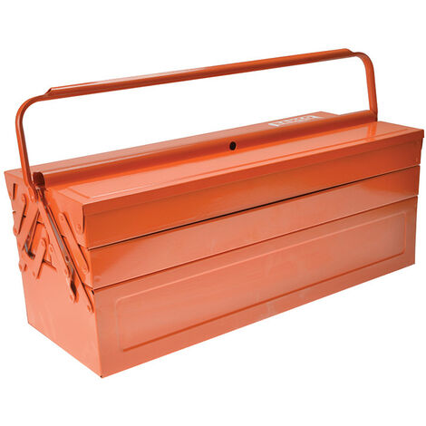 Steel Toolbox w/ Top Handle & Flat Lid - Live Coral – Blue Seven