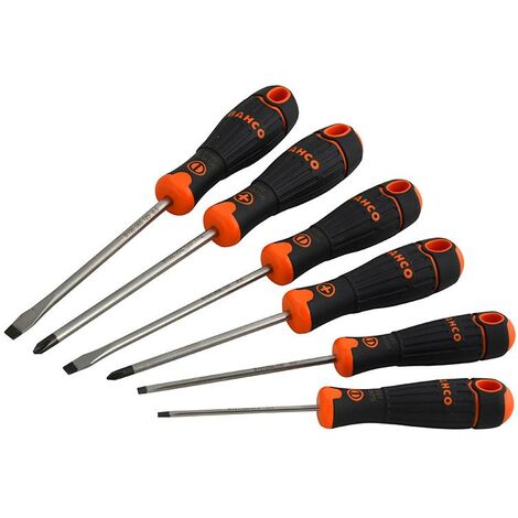 Bahco Bahcofit Screwdriver Set, 6 Piece Sl/Ph