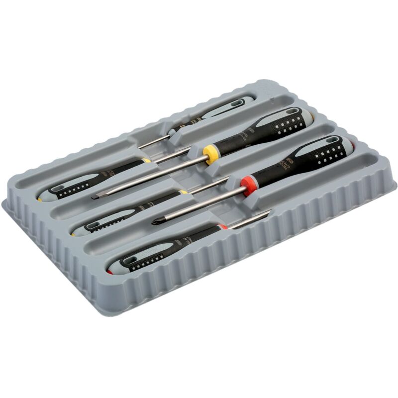 Bahco Phillips, Slotted Standard Screwdriver Set, 6-Piece