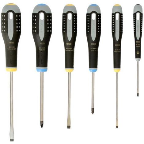 Bahco BE-9882 Ergo Screwdriver Set 6 Piece Sl
