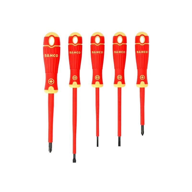 Bahco - B220.005 fit Insulated Screwdriver Set, 5 Piece BAH220005