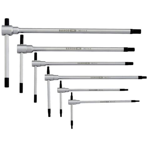 Bahco BE1TH-S6 Set di 6 chiavi esagonali metalliche