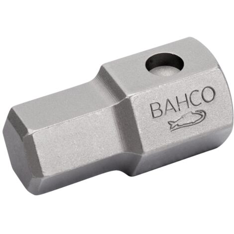 Bahco Bit, 22 mm, Außen-6kant, für Innen-6kant, SW 19 mm, maschinennutzbar
