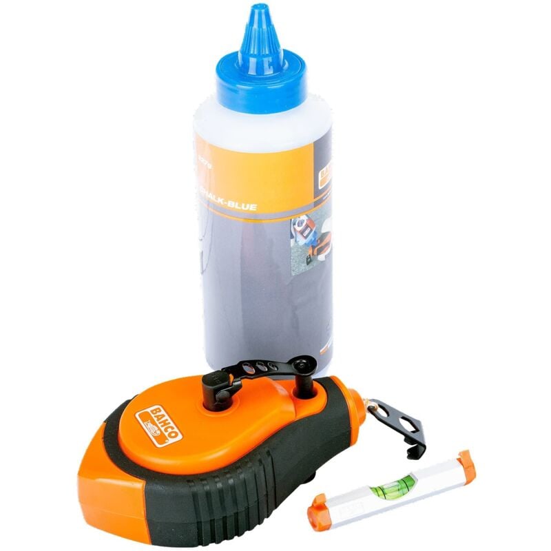 Bahco - Blue Chalk, Chalk Line & Line Level Set bahclset
