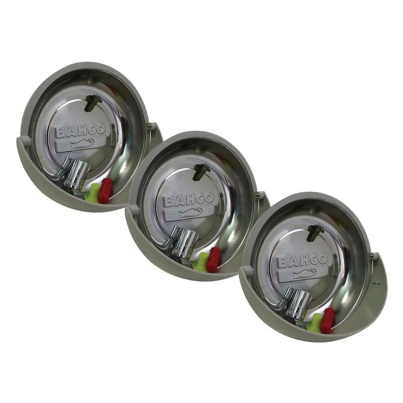 BMD150 Magnetic Parts Dish Tray with pvc Tray - Pack of 3 - Bahco