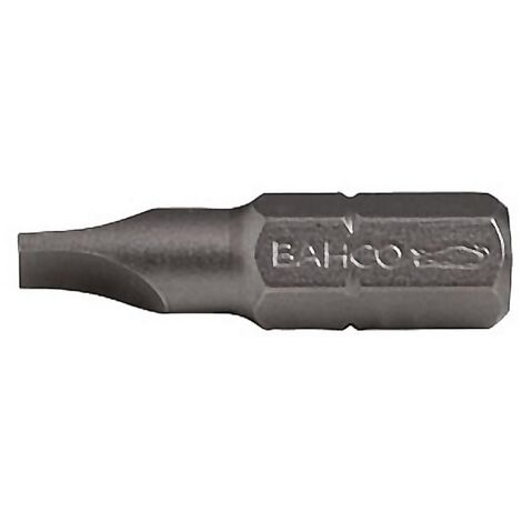 BAHCO boca plana 535045 4.5x0.6 59s , Boca punta plana para atornillador 59S estándar de 1/4 pulgadaTamaño 4.5x0.6mm.