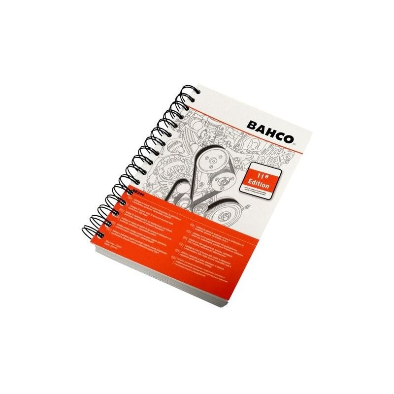 Bahco - Catalogue valeurs de tension courroies/accessoires distribution, forme V/crantée