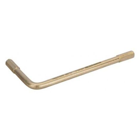 BAHCO - Clé coudée antidéflagrante en aluminium bronze - 7 mm