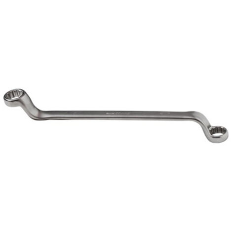BAHCO - Clé polygonale double longue, coudée, métrique, finition chromée